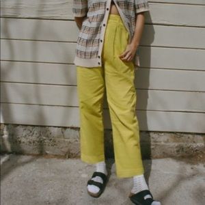 Urban Outfitters Thalia Vintage Twill Pleated Pants NWT Size Small